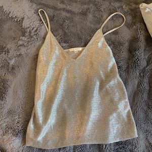 Silver/gold shimmery tank